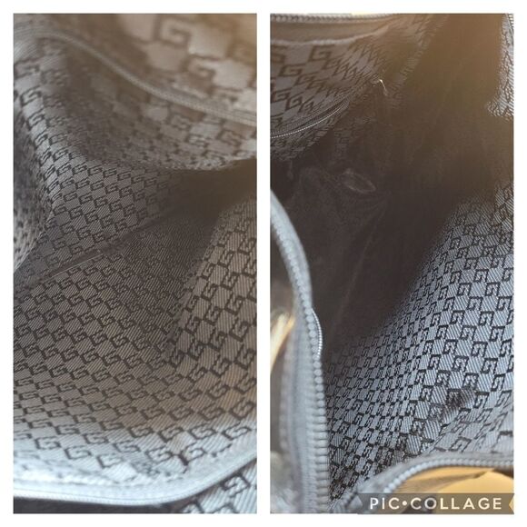 Authentic Gucci Canvas Satchel Bag - Picture 10 of 12